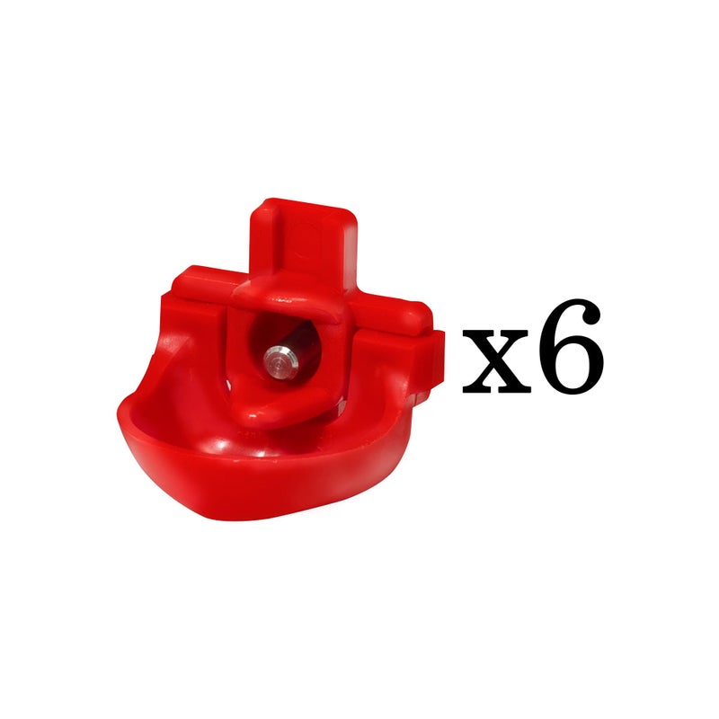 RentACoop DIY Waterer Kit - Horizontal Nipples with Dribble Dish and Installation Tool - Great for Chickens, Turkeys, Peafowl, and Other Poultry - 6 Pack - Image 2